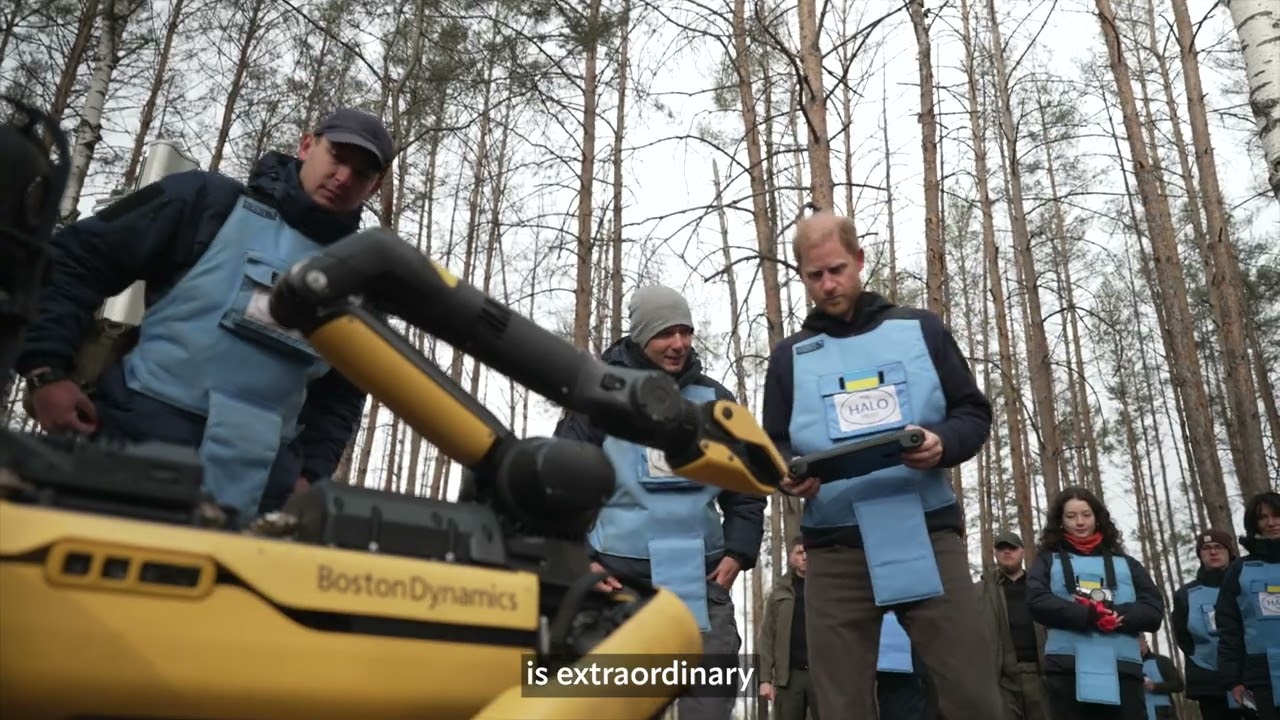Prince Harry trials cutting-edge tech in Ukraine