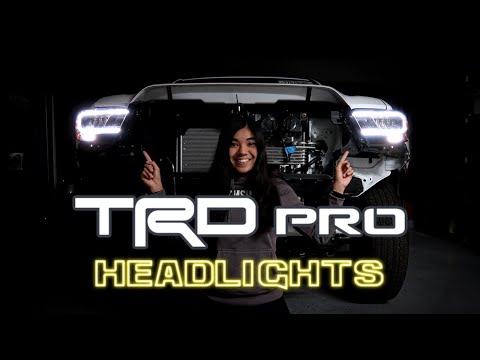 Adding LED Headlights to a 2020 Tacoma | Tacoma Rebuild Episode 3: TRD Pro Headlights + Light Bar
