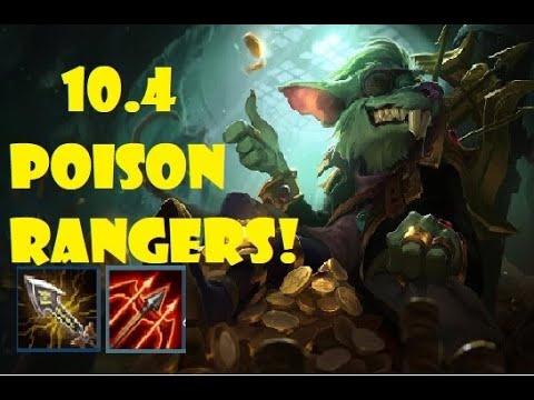 POISON RANGERS! - Teamfight Tactics | TFT Set 2 | 10.4