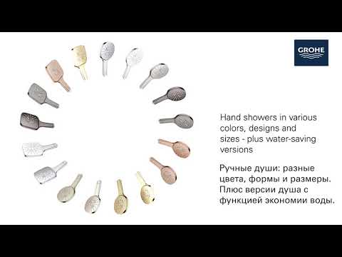 Обзор ручного душа Grohe Rainshower SmartActive Обзор ручного душа Grohe Rainshower SmartActive