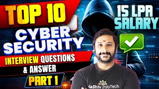 #1 Top 10 Cyber Security Interview Questions & Answers | Cyber Security Job Interview