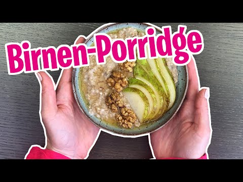 TCM PORRIDGE mit Birnen und Walnüssen für deine Lungen-Energie