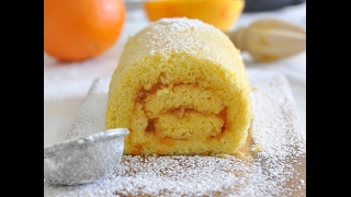 Orange Infused Roll Cake by Cooking with Manuela