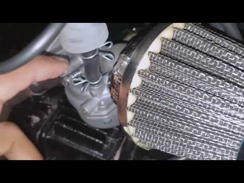 How to adjust pit/dirt bike idling speed