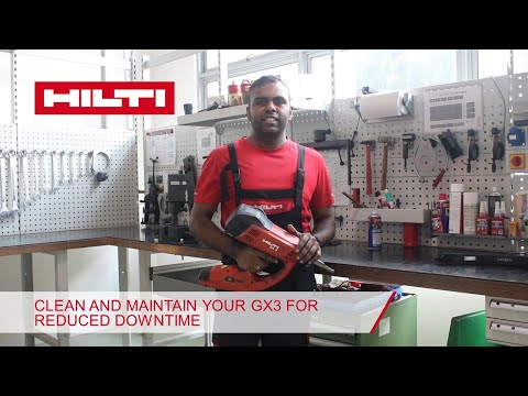 Hilti GX 3 Maintenance Guide: Do's and Don'ts | #HiltiHowTo
