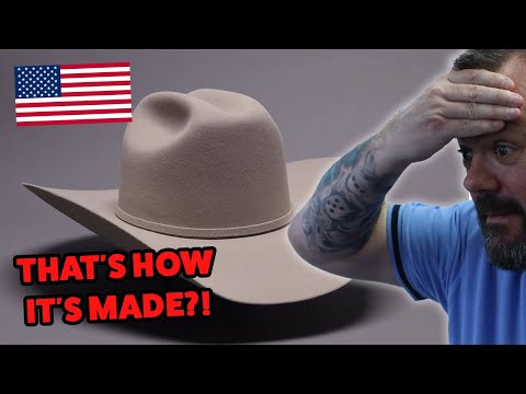 BRITS React to How a STETSON Cowboy Hat is made - BRANDMADE in AMERICA