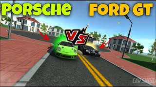 Car Simulator 2 - Porsche VS Ford GT 😱🏎️