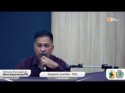 26ª Sessão Ordinária da Câmara Municipal de Nova Esperança