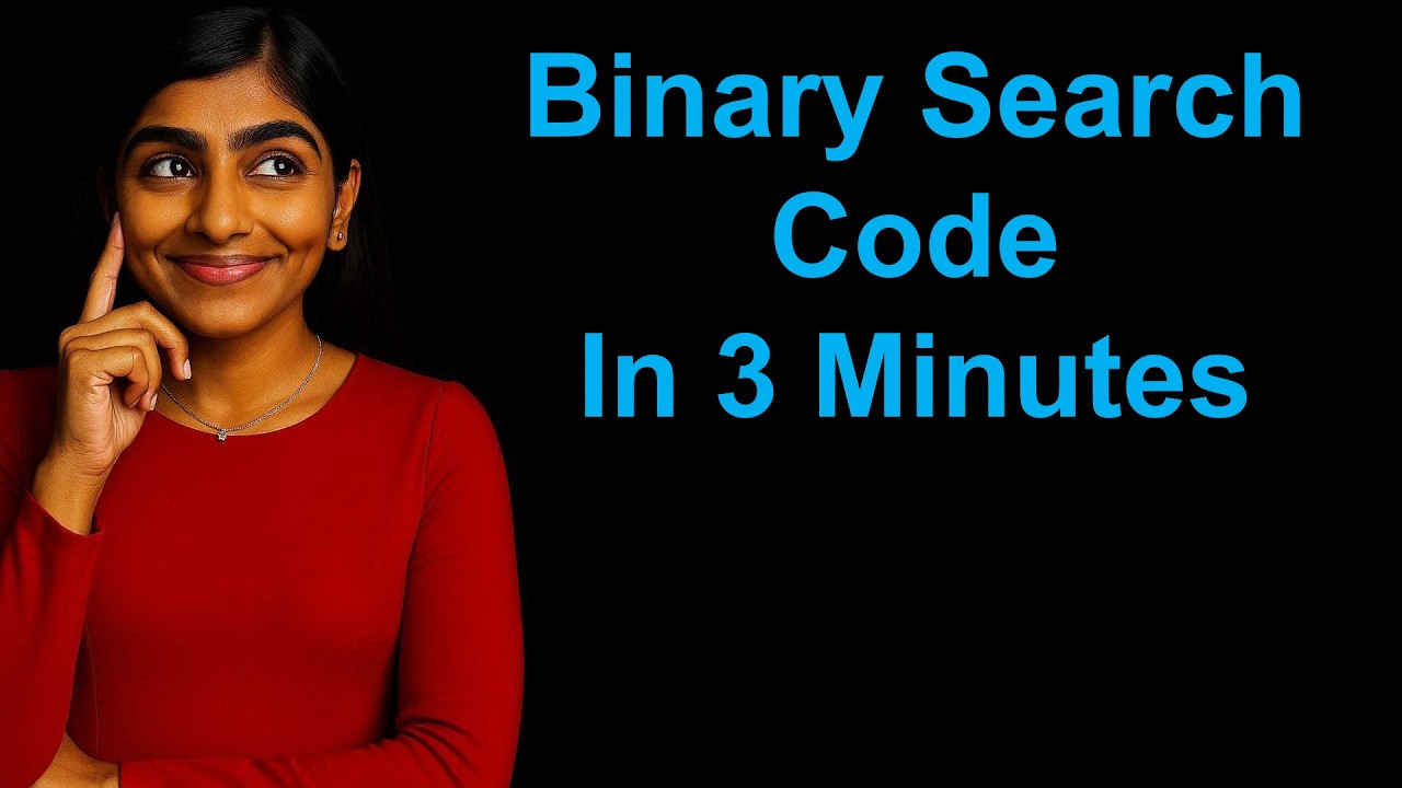 Binary Search Code in 3 minutes by DSA Superfast.