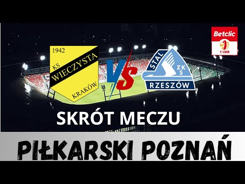 Wieczysta Kraków - Stal Rzeszów Bramki z meczu 16 kolejki Betclic 1 Ligi
