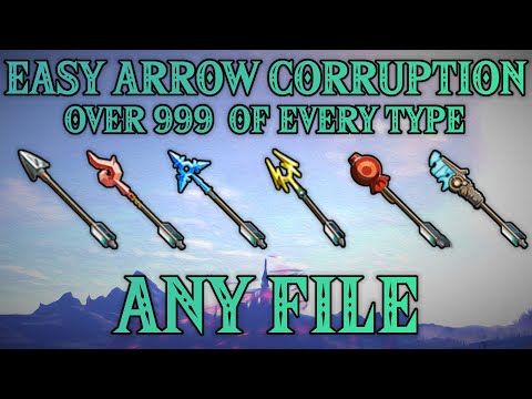 EASY Arrow Corruption on ANY FILE in Breath of the Wild - Inventory Slot Transfer