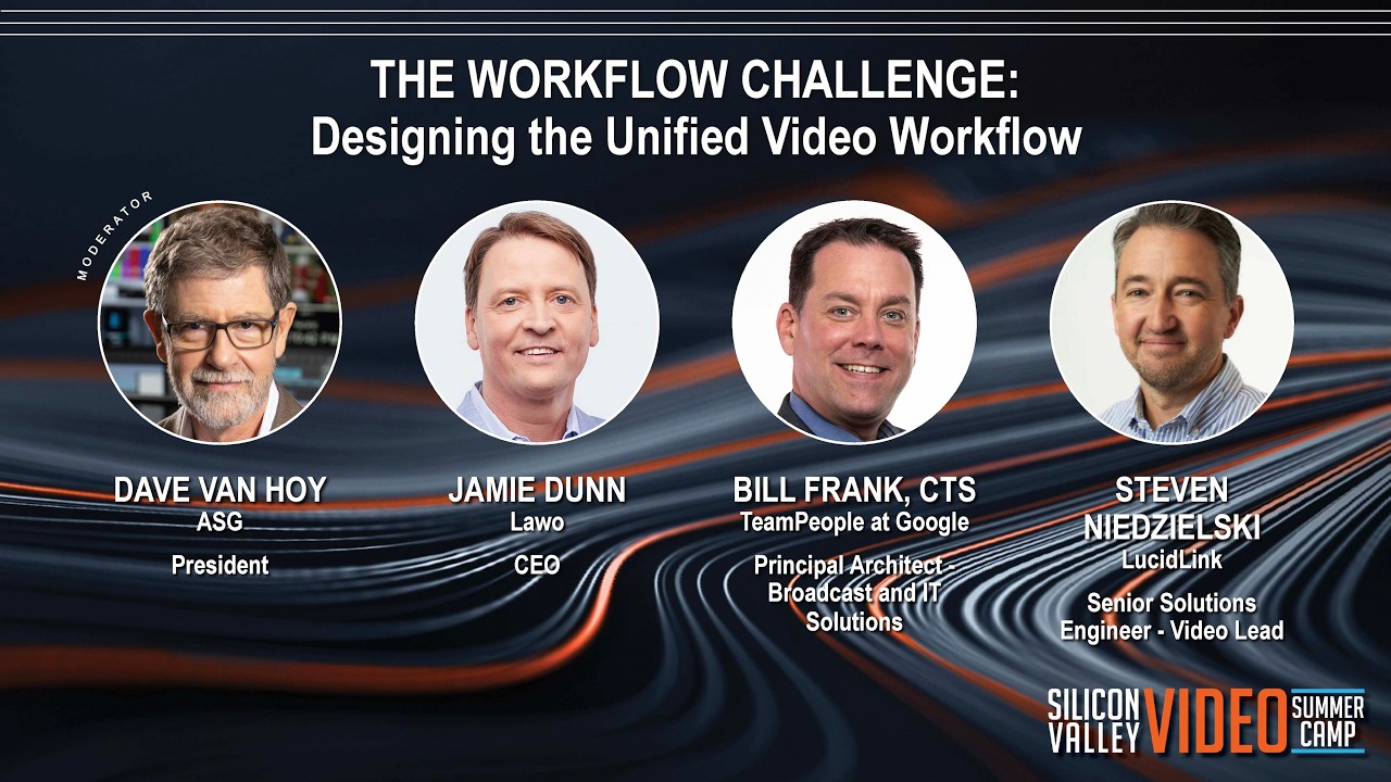 The Workflow Challenge:  Designing the Unified Video Workflow