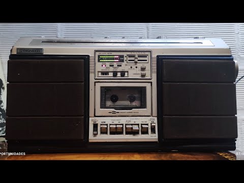 Radiograbador Japonés PIONEER FCC data model No SK-71F STEREO DOLBY NR FM/MW/SW1/SW2