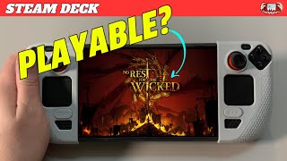 No Rest for the Wicked on the Steam Deck - Is it Playable?