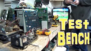 Two Taito GLADIATOR Arcade PCB's On The TEST BENCH