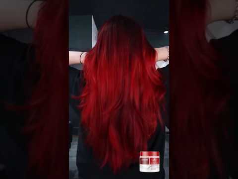 Karseell Color Depositing Red Hair Mask, farbverstärkender Conditioner, spendet Feuchtigkeit und ...