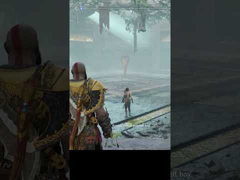 Atreus Mimics Kratos 😂 | Atreus Funny Moment | #godofwar #kratos #gow