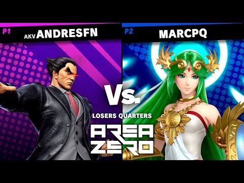 AREA ZERO #1 - AKV | AndresFn (Kazuya) Vs. Marcpq (Palutena) - Losers Quarters