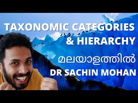 taxonomic categories | taxonomic hierarchy | species |...
