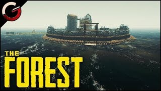 SECRET HIDDEN BASE! The Ultimate Island Fortress | The Forest Gameplay