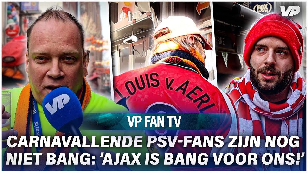 Thumbnail for article: Carnavallende PSV'ers vol vertrouwen: 'Zijn niet bang, ze zijn bang voor ons'