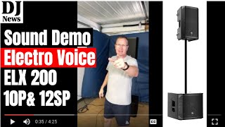 Video thumbnail for Live Stream #ElectroVoice ELX 200 10P and ELX 200 12SP Sound Test Demonstration | Disc Jockey News by discjockeynews