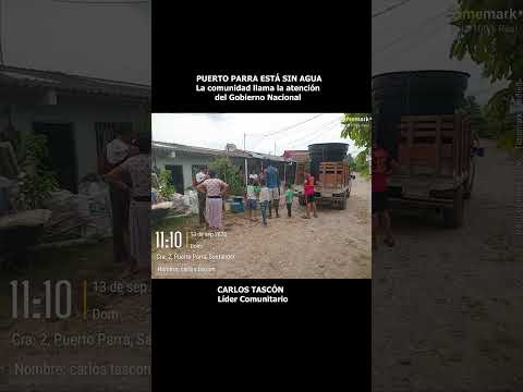 Puerto Parra está sin agua. Comunidad reclama soluciones.