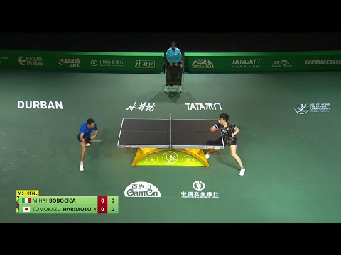 Tomokazu Harimoto vs Mihai Bobocica | Durban 2023 World Table Tennis Championships| Japan vs Italy
