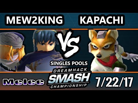 DHATL 17 Melee - FoX MVG | Mew2King (Sheik, Marth) Vs. Kapachi (Fox) SSBM Singles Pools