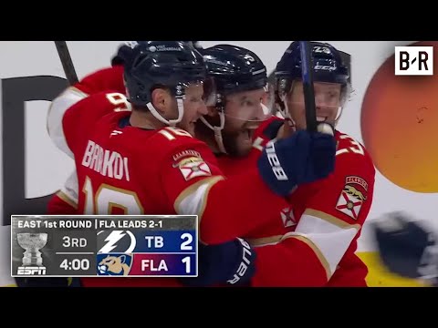 Panthers Score 2 Goals in 11 Seconds to Win Game 4 vs. Lightning | 2025 Stanley Cup Playoffs