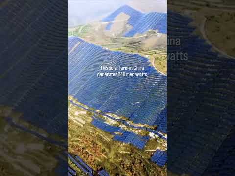 Worlds Largest Solar Panel Farm Powering 150k+ Homes!