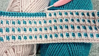 Crochet Two Color Baby Blanket Pattern & Knitting Patterns