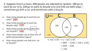Problem Solving of Sets with 2 circles Venn Diagram