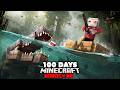 100 Days In The Amazon Rainforest In REALISTIC Minecraft