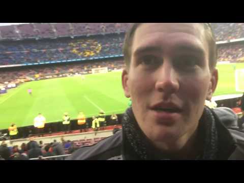 Vincent ten Burg (asv Dronten) bij FC Barcelona - Levante