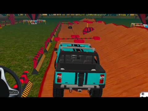 4x4 OFF road Jeep and Ford drive level-27 #carstunts #cargames3d #jeepstunts