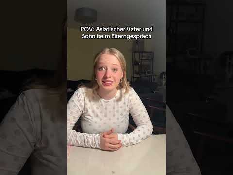 POV: Asiatischer Vater und Sohn beim Elterngespräch #asian #korean #comedyskits #schule #viral #pov