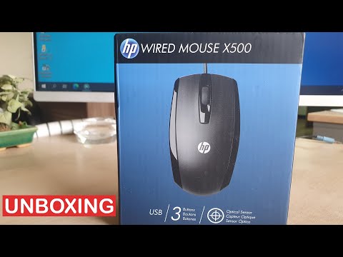 Hp usb wired mouse (x500)