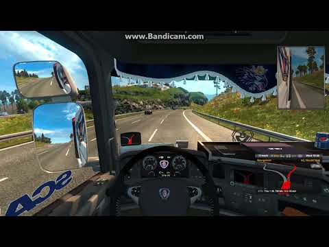 ETS2 Scania R420 trip from Nürberg to Malmö.( part 1)