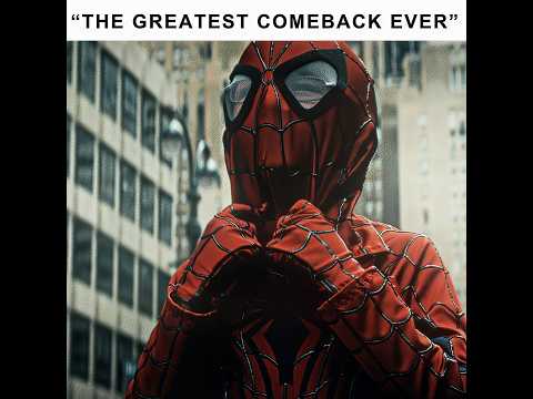 "The Greatest Comeback Ever" - Spider-man Edit (4K) |  Canto De Luna - h6itam (slowed) #shorts