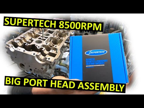 Assembling 8500rpm "Big Port" Head with SuperTech Valvetrain Components