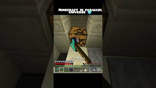 Minecraft in parallel universe 🌍 | #minecraft #memeedit