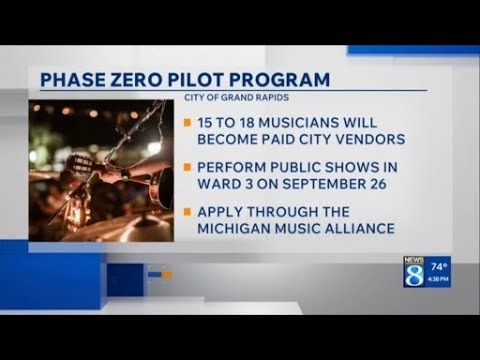 Grand Rapids launched pilot program for local musicians