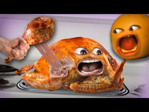 惱人的橙子--火雞肉乾! (Annoying Orange - Turkey Jerky!)