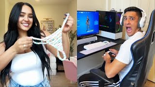 Andrea Lopez Funny TikTok Compilation | Andrea & Isaac Best Video