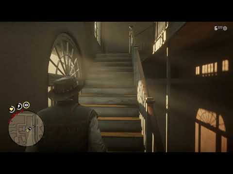 Red Dead Redemption 2 - Saint Denis gunsmith robbery [bill + gold nugget location]