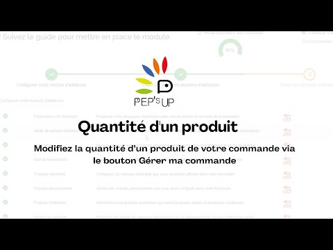 Quantit&eacute; produit