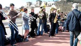 Band Playing Coldplay on the Saône