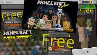 FREE official TEXTURES, SKINS, and MAPS in Minecraft Bedrock (MCPE, Windows 10, Console)