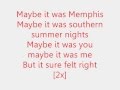 Maybe It Was Memphis - Pam Tillis (Lyrics)